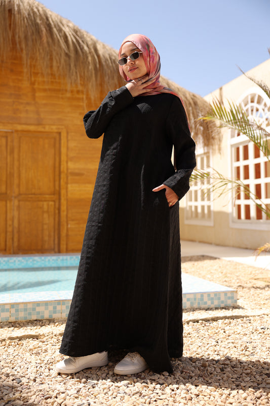 Melting Summer Dress / Black