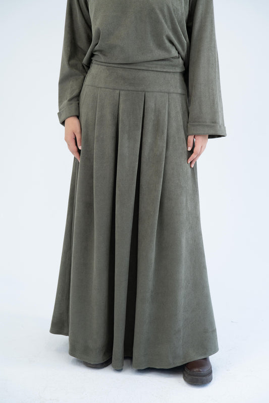 Toffee Skirt / Olive