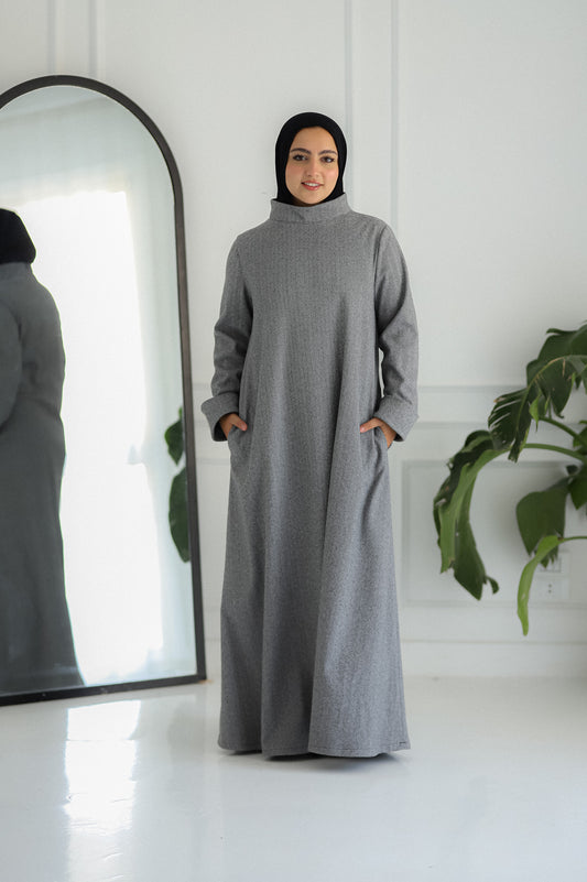 Eclair Dress/ Gray