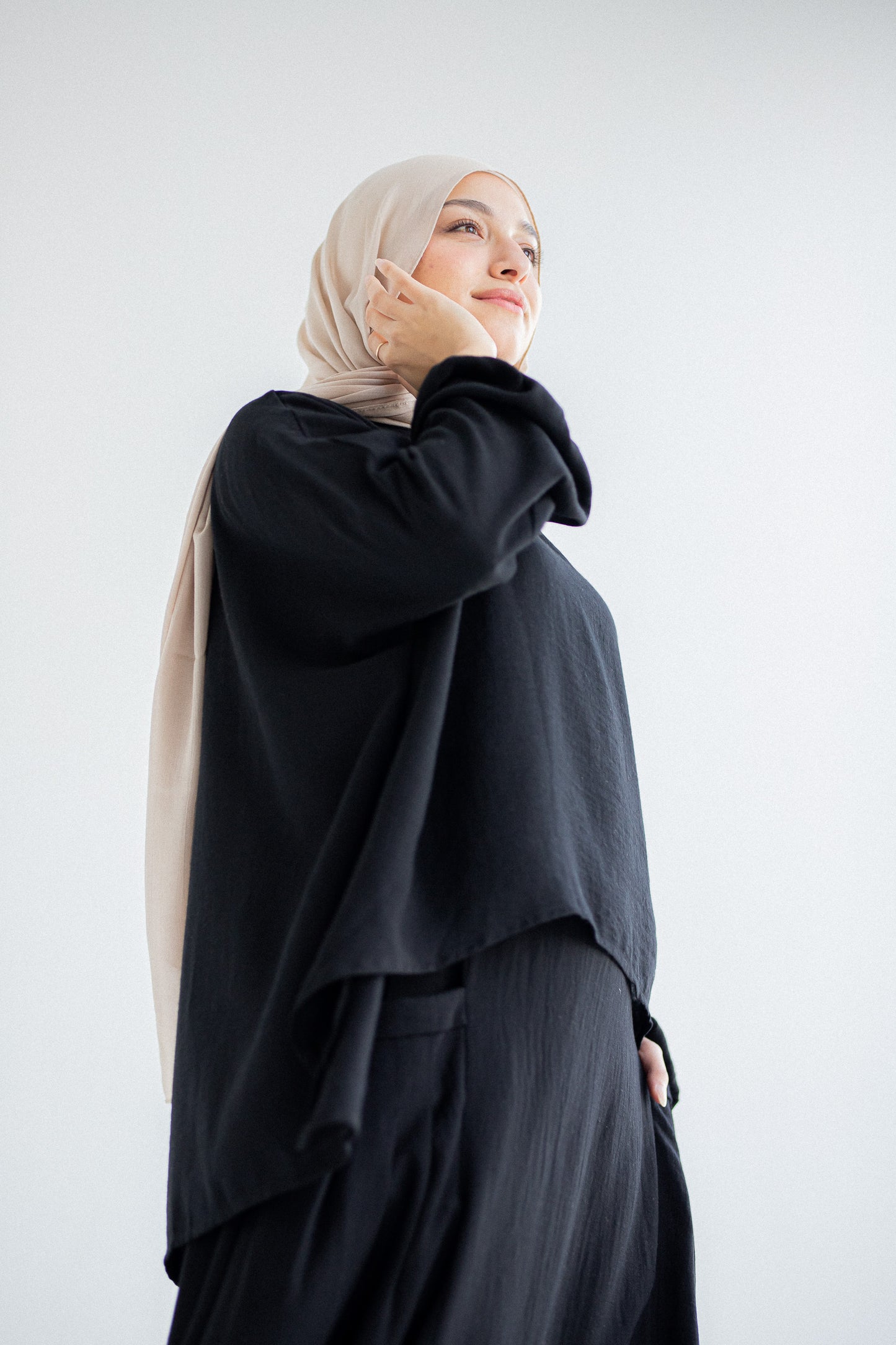 Truffles Oversize Top /Black