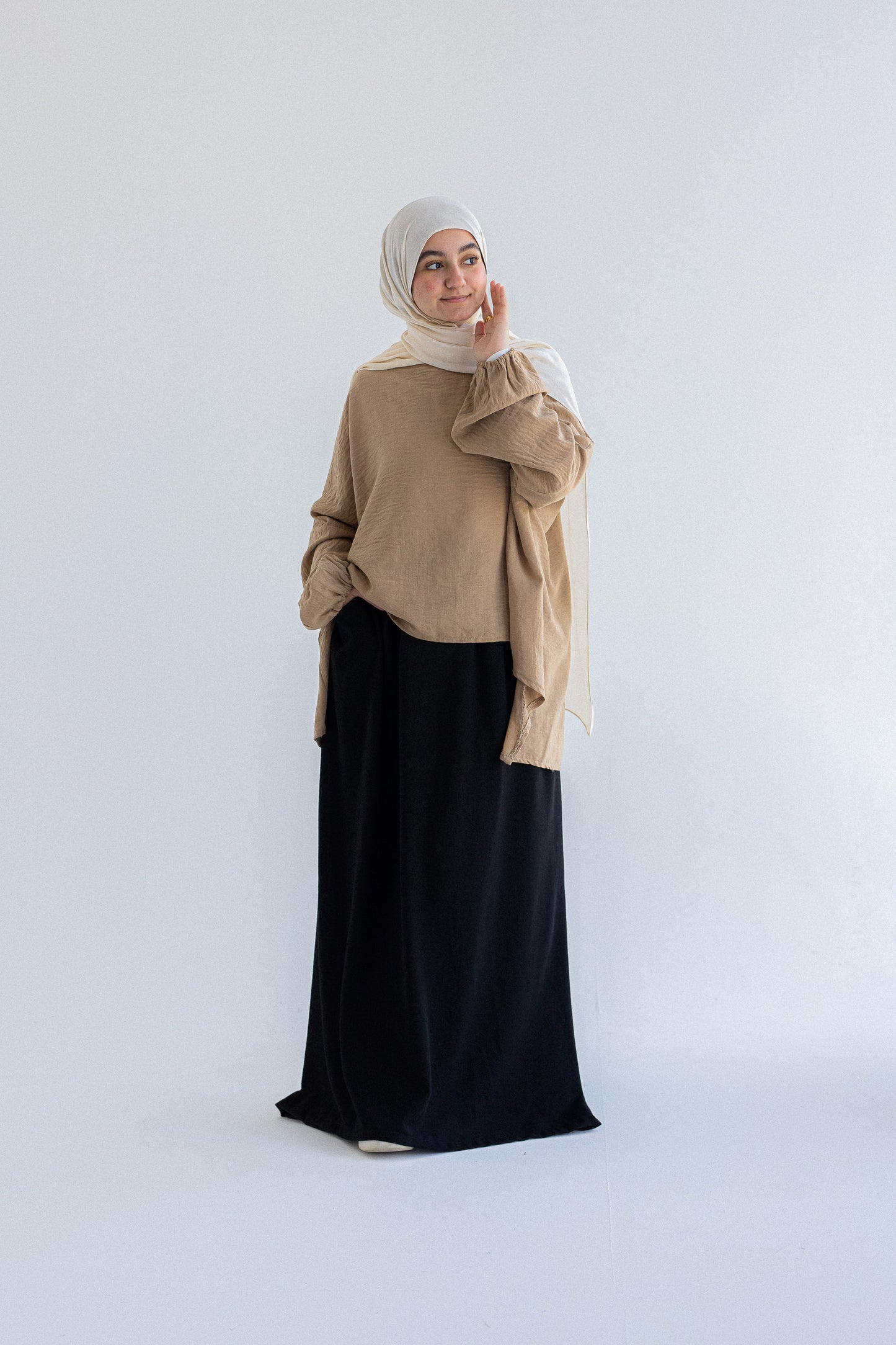 Black Iinen Skirt