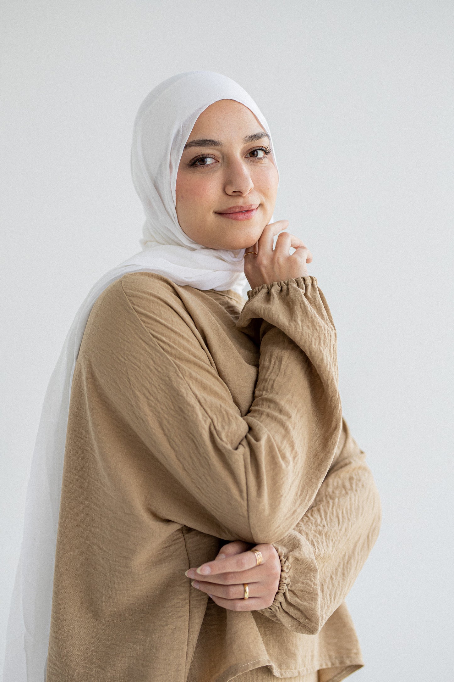 Truffles Oversize Top / Coffee