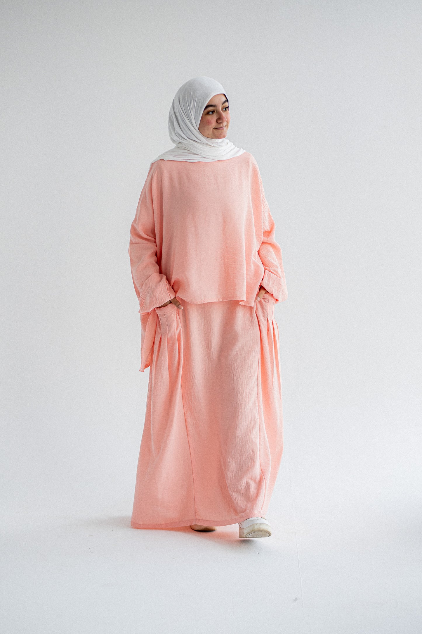 Truffle Oversize Top / Salmon
