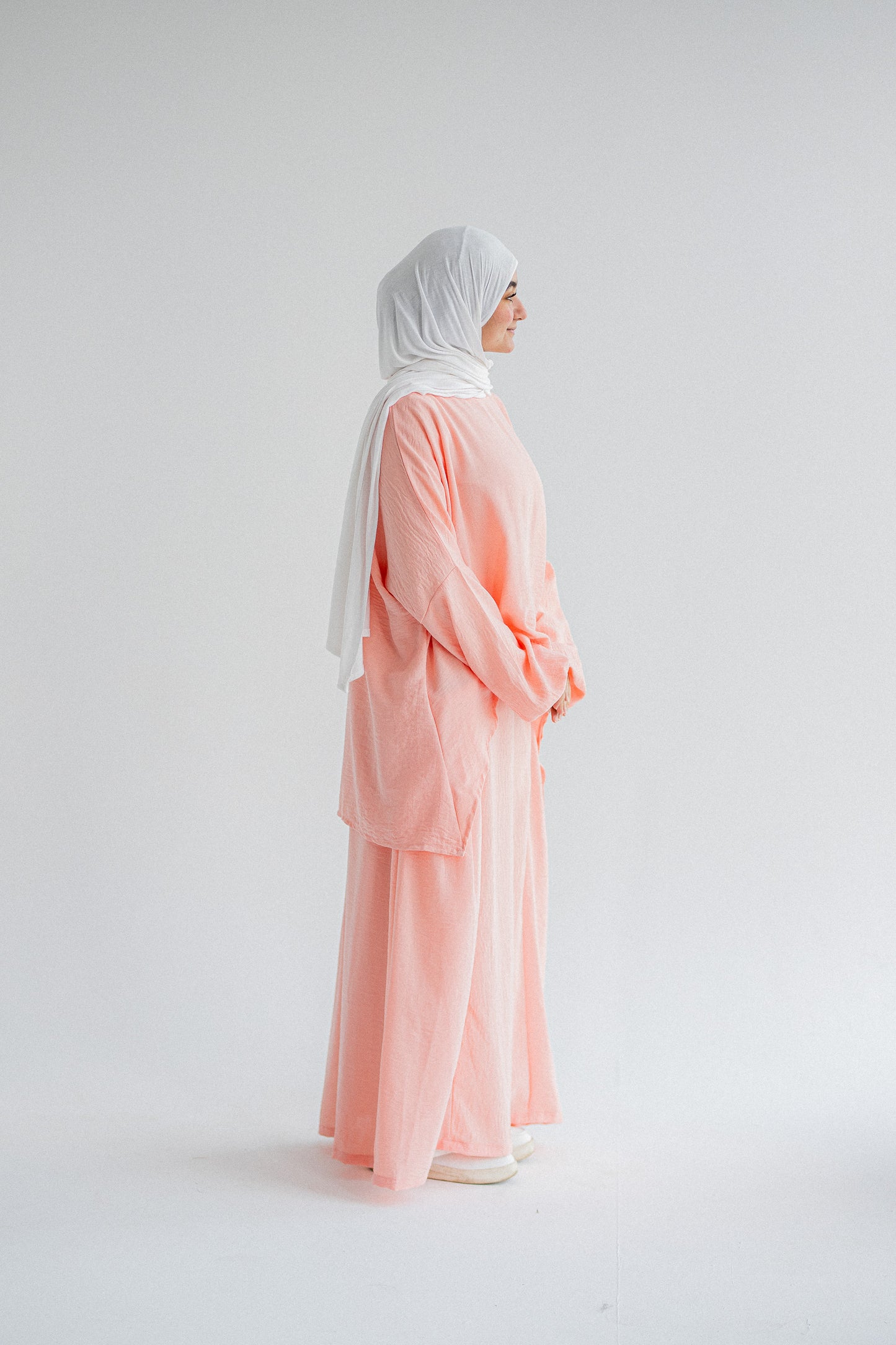 Truffle Oversize Top / Salmon