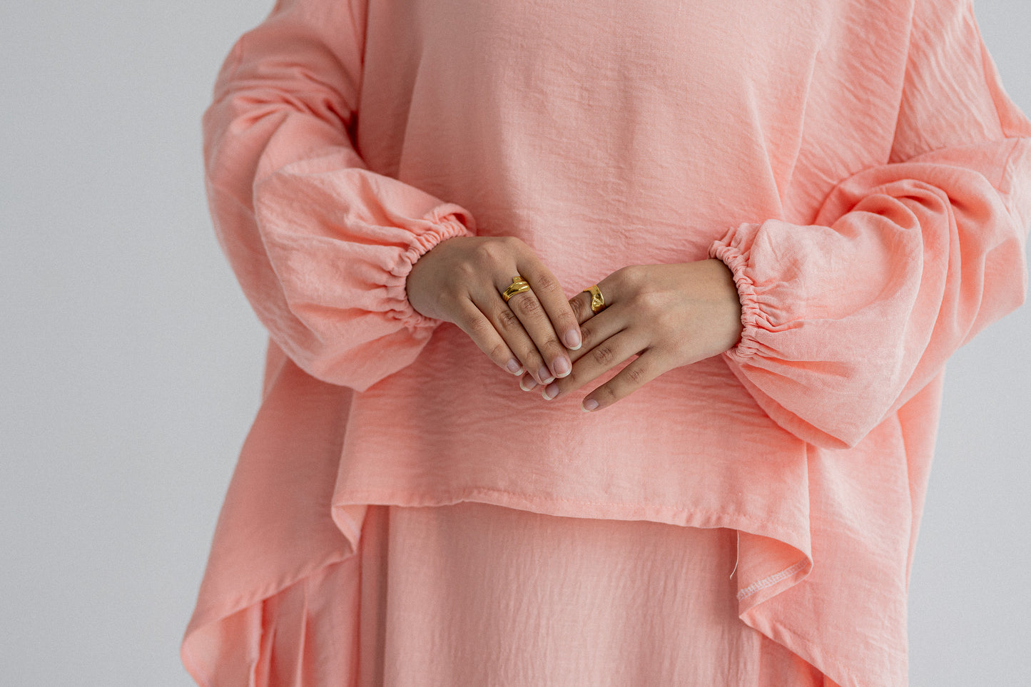 Truffle Oversize Top / Salmon