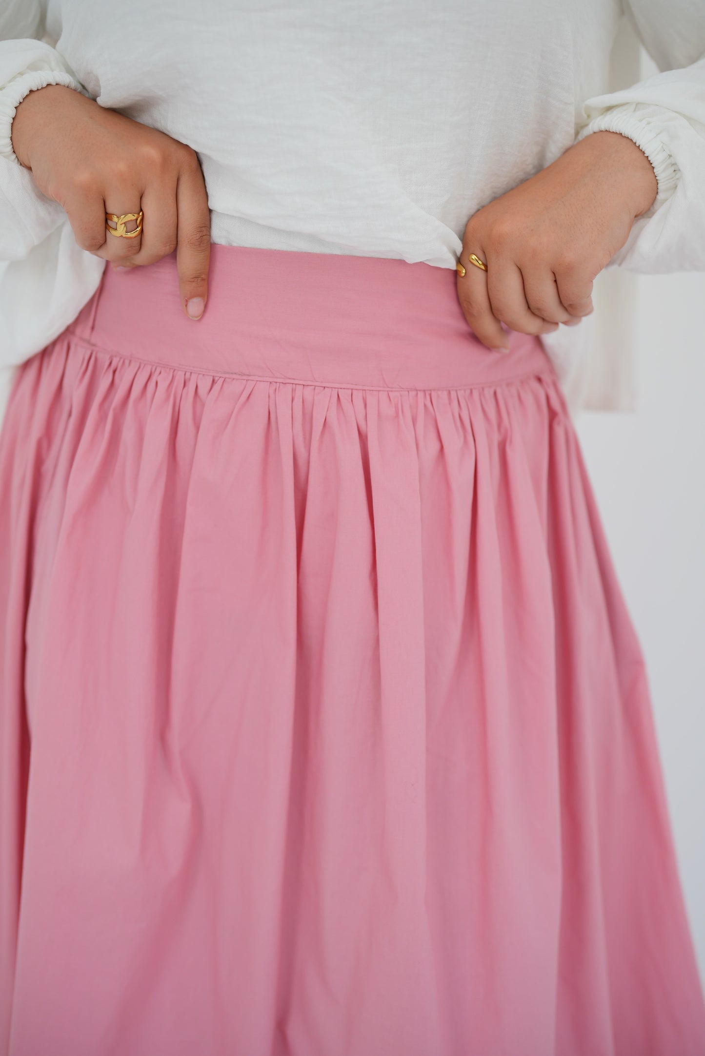 Poplin Skirt /Pink