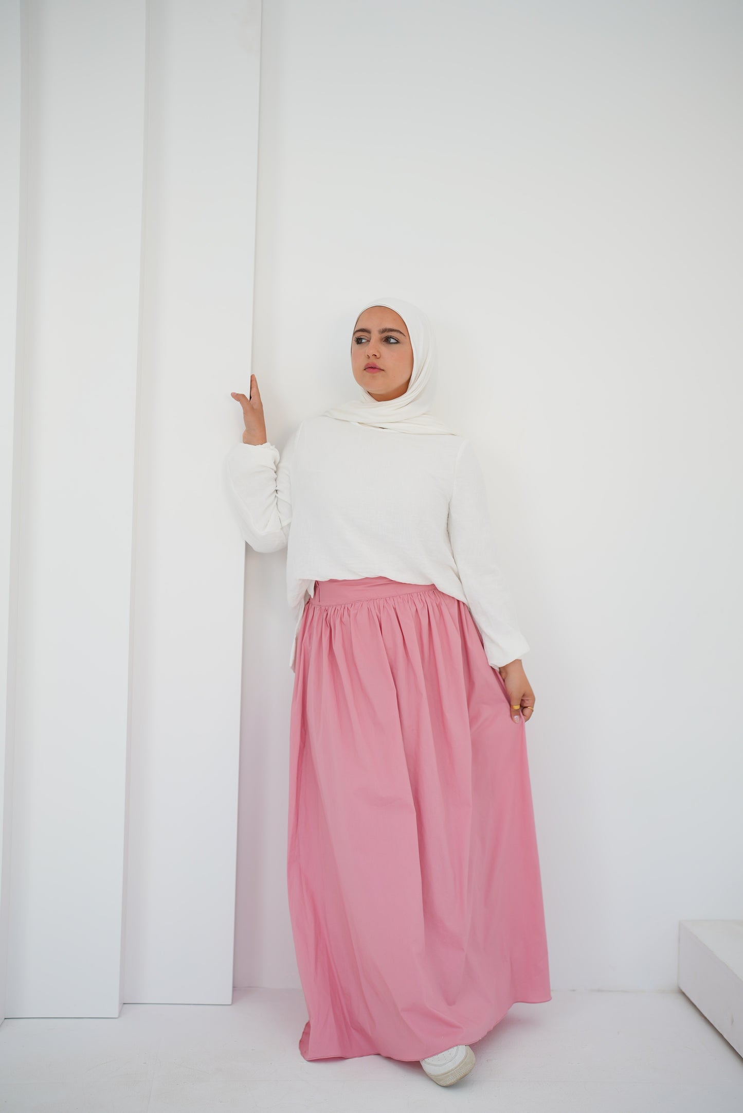 Poplin Skirt /Pink
