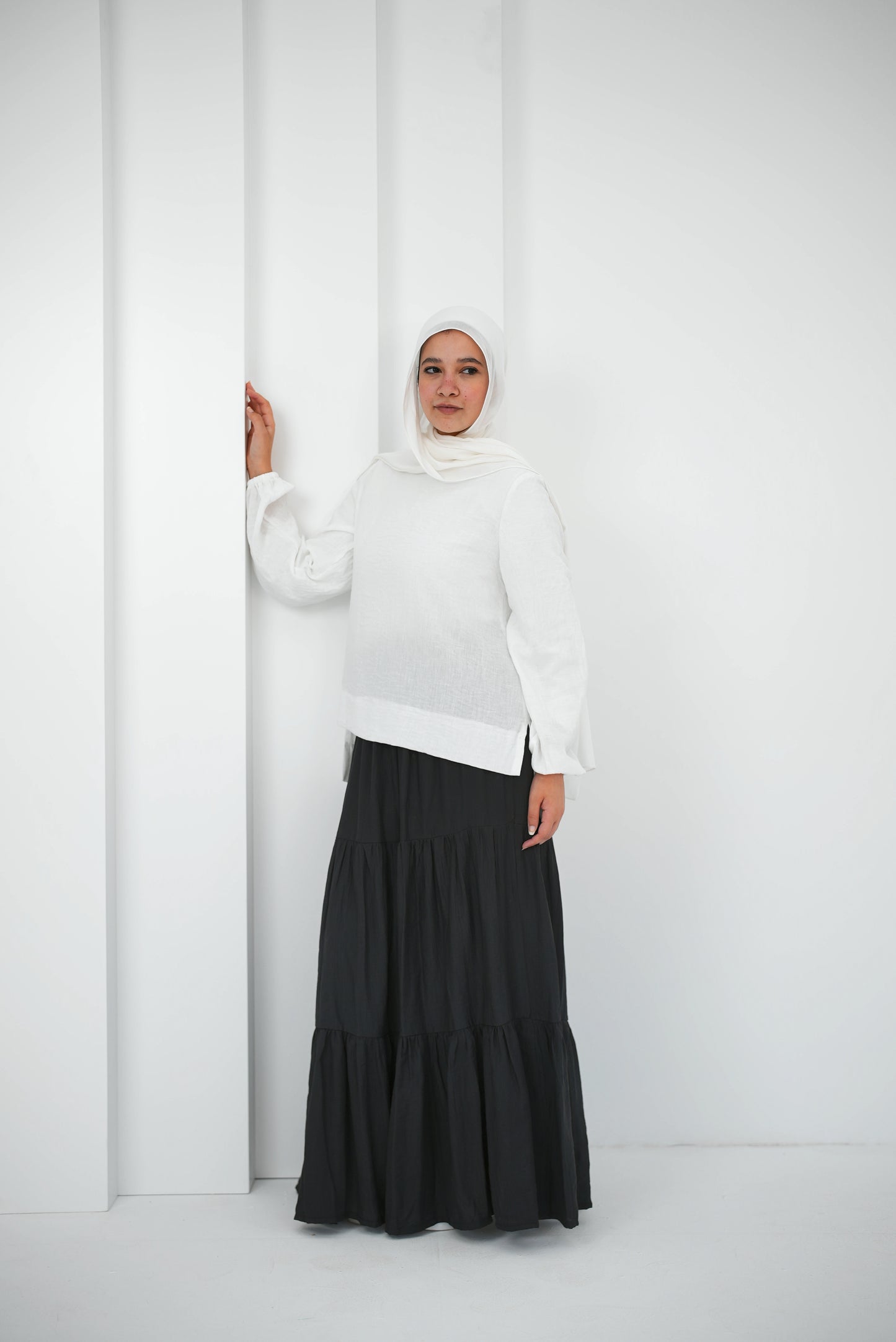 Galaxy lined Skirt / Black