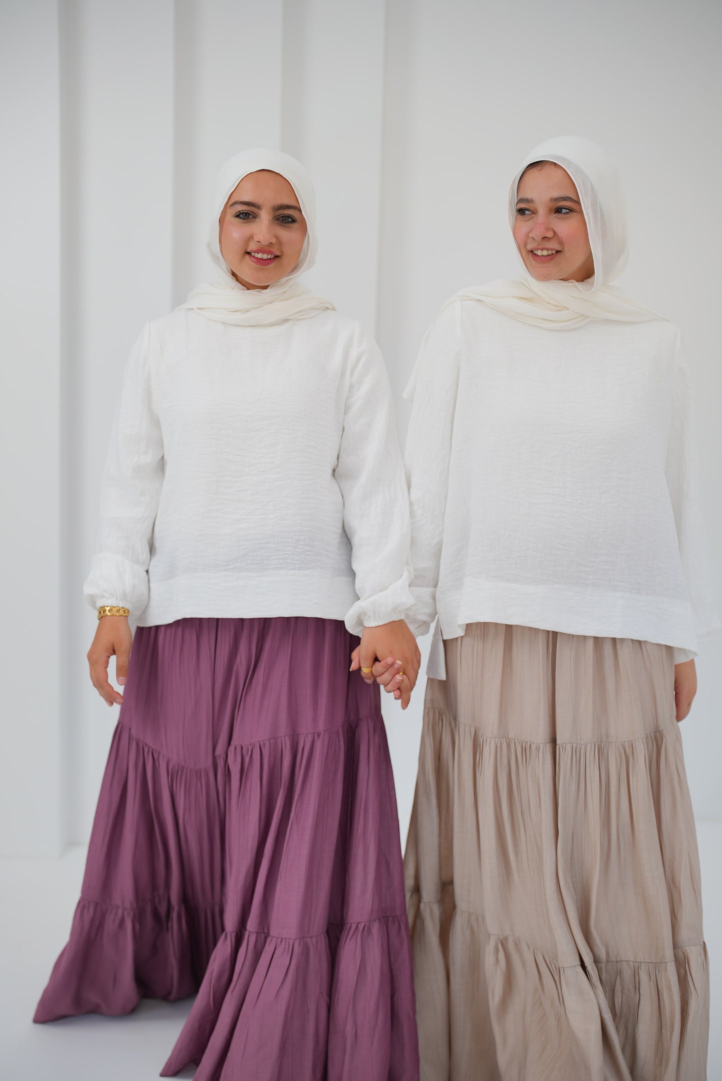 Galaxy lined Skirt / Plum