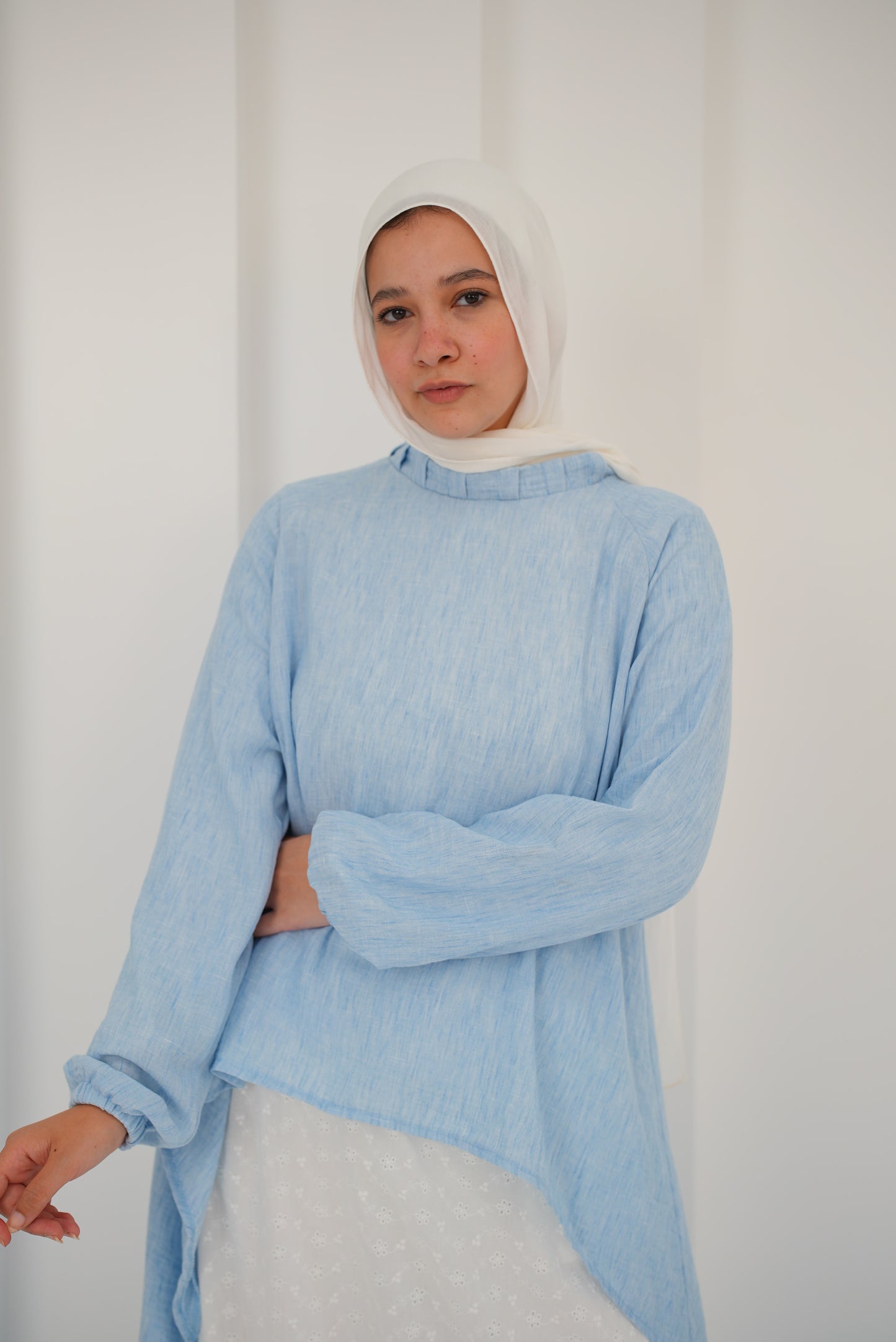 Haze Blouse / Light Blue