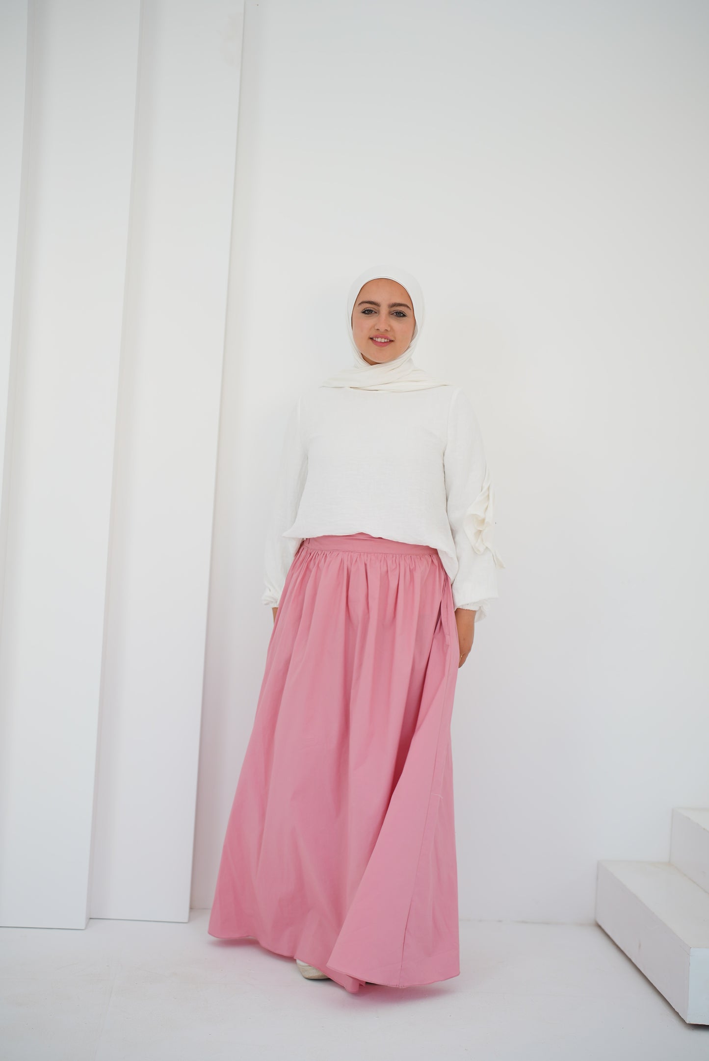 Poplin Skirt /Pink