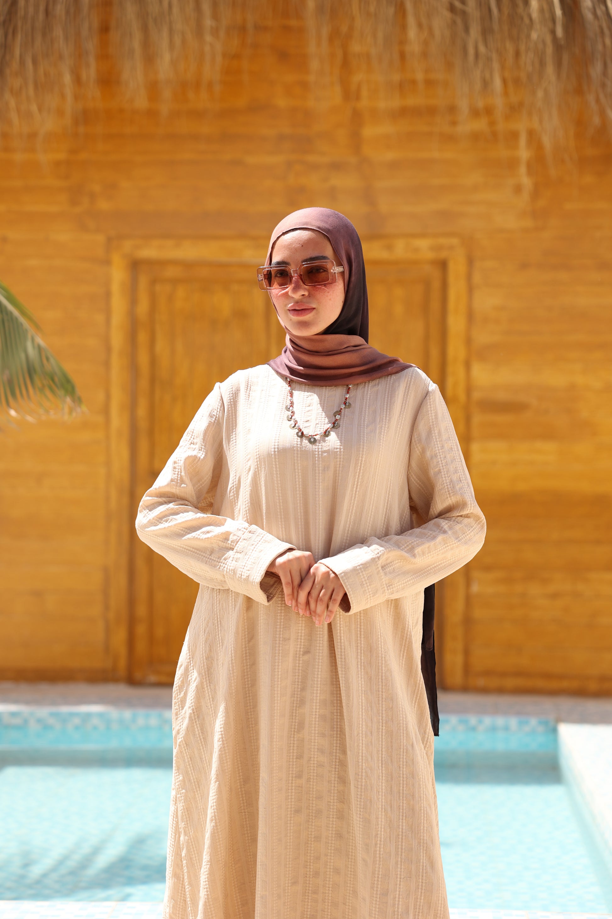 Melting Summer Dress / Beige – Chocolate Closet