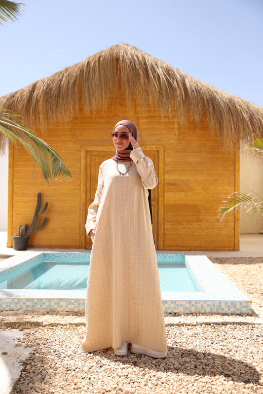 Melting Summer Dress / Beige
