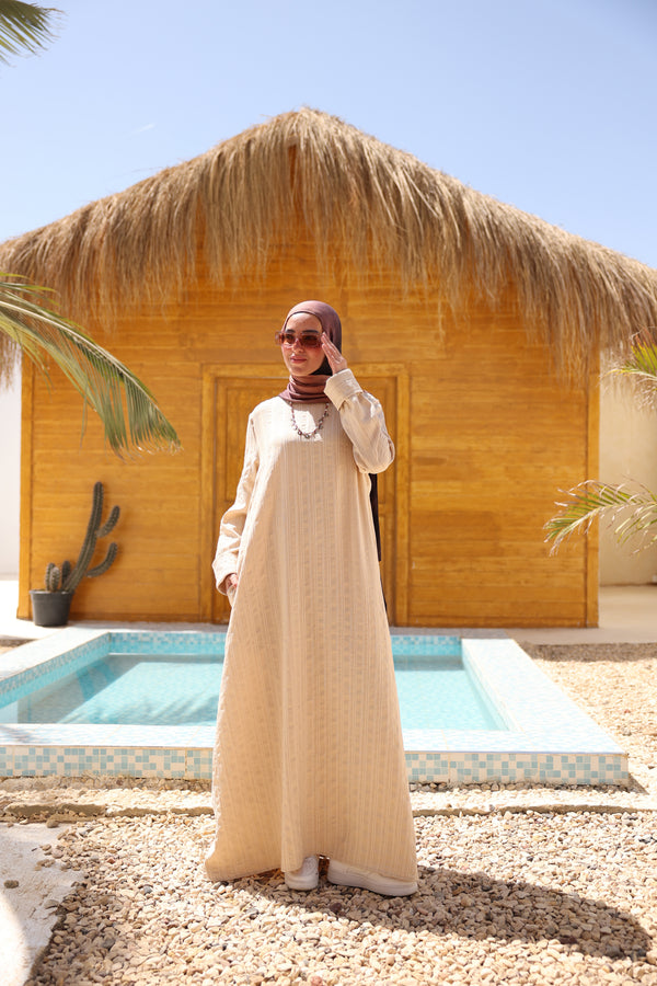 Melting Summer Dress / Beige