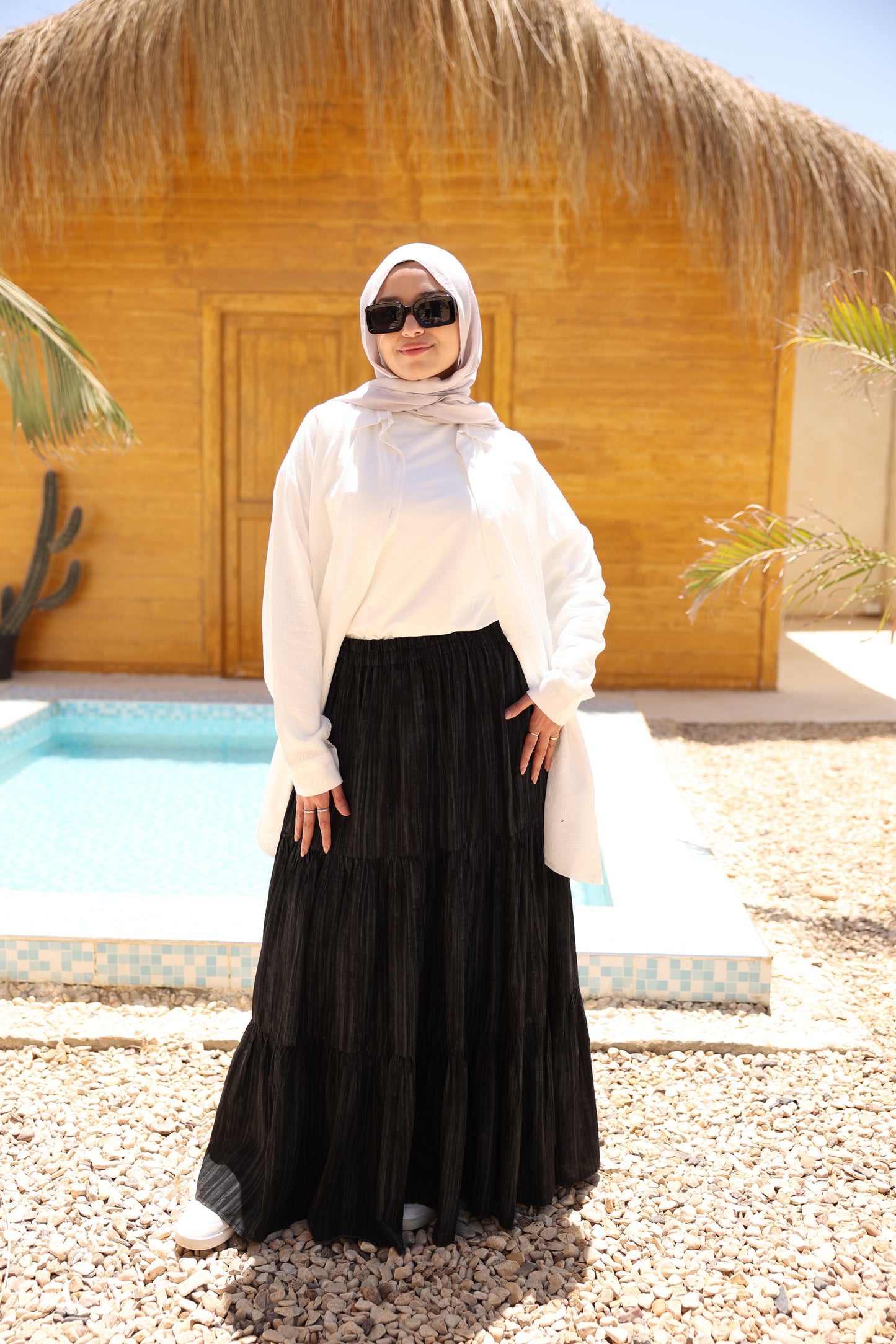 Galaxy Skirt / Smoky Black