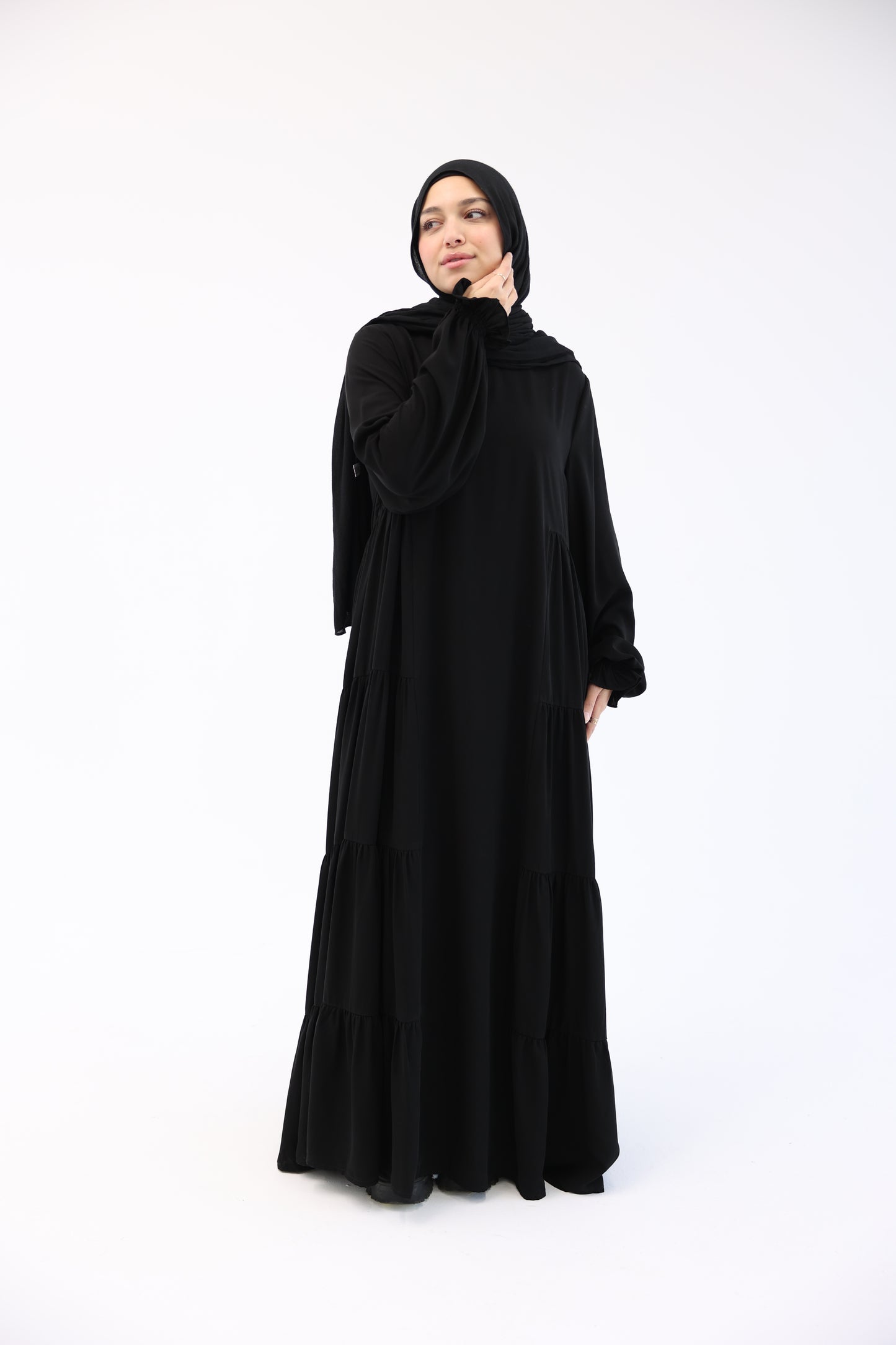 Black Butterfly Abaya