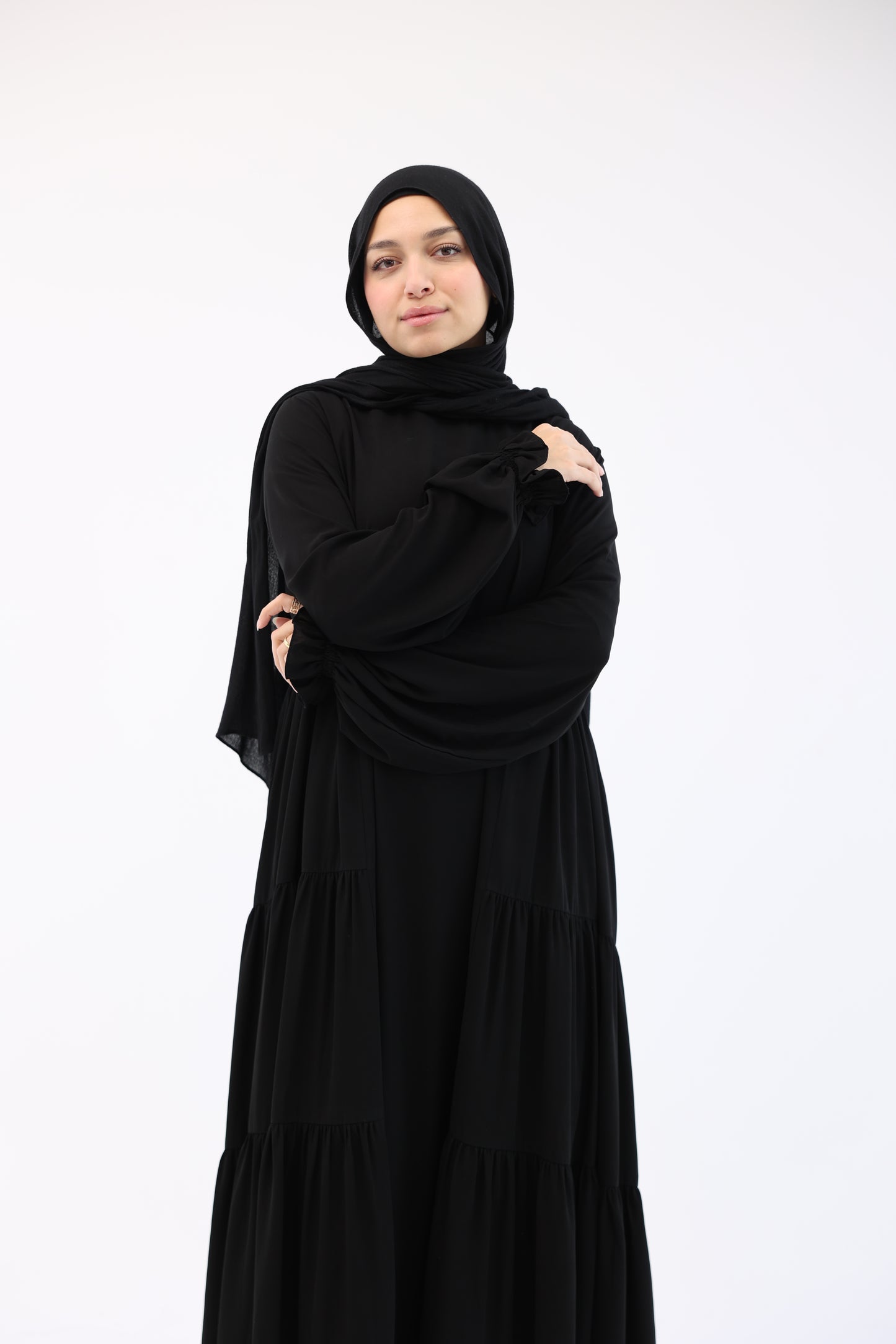 Black Butterfly Abaya