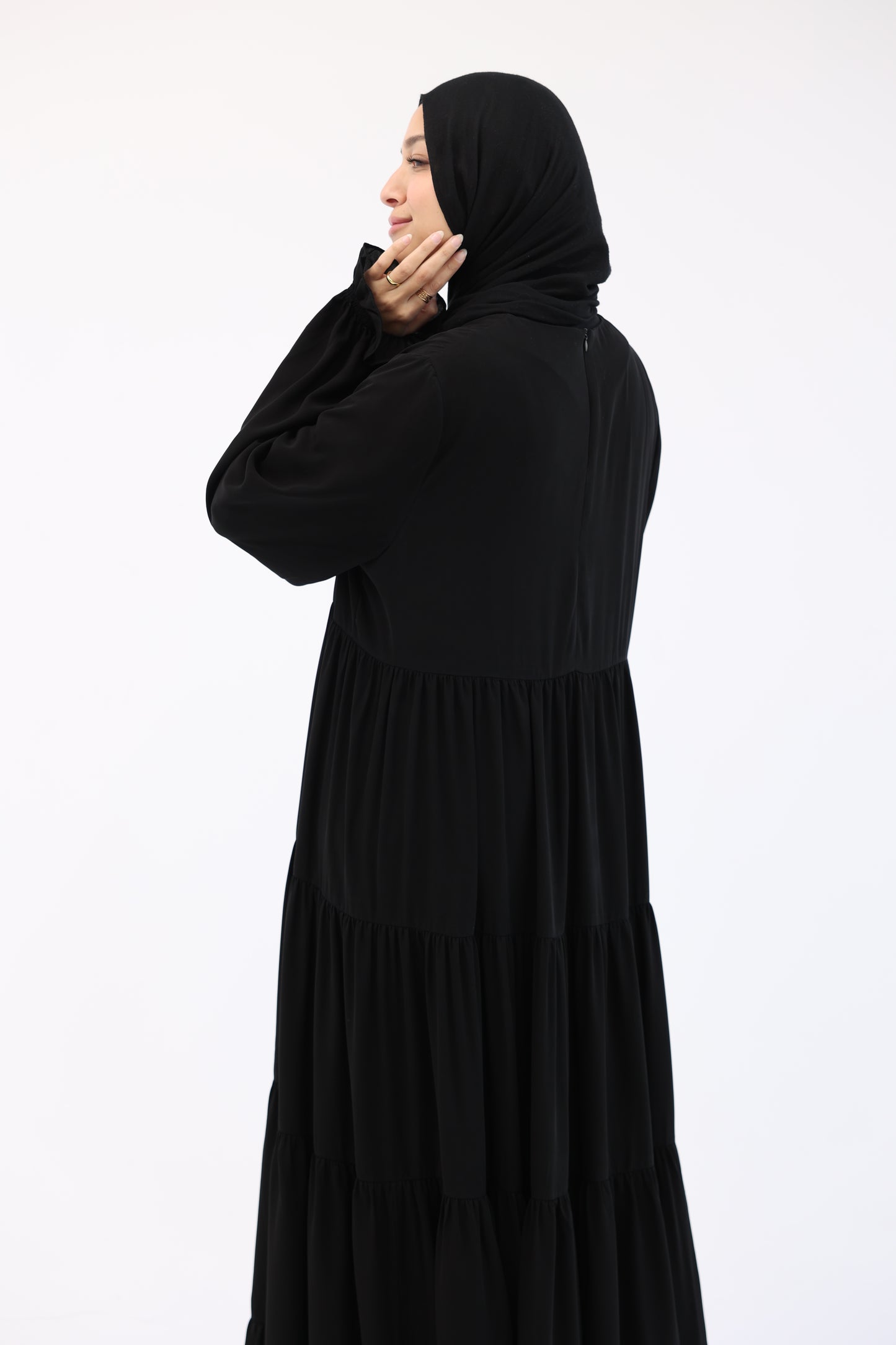 Black Butterfly Abaya