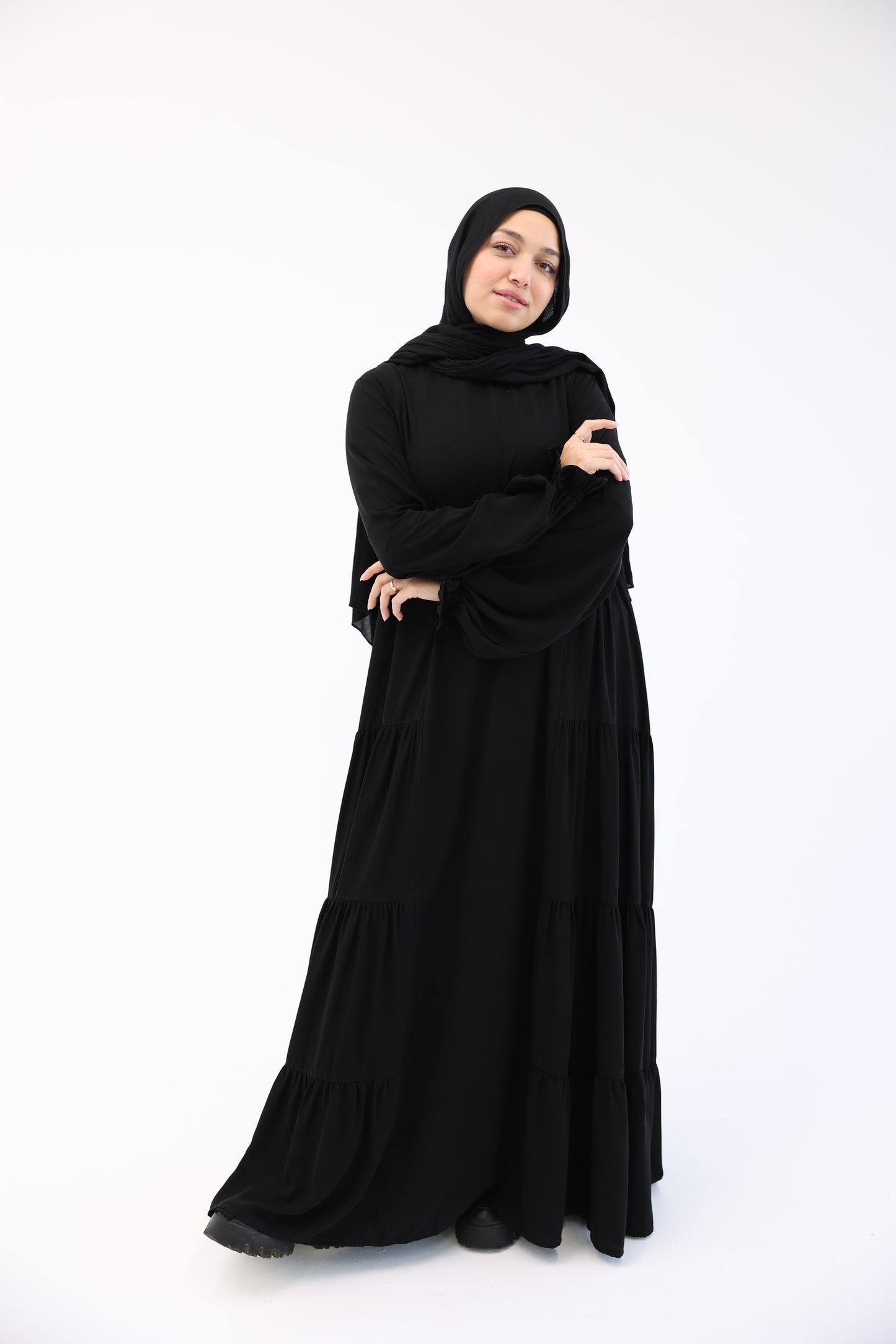 Black Butterfly Abaya