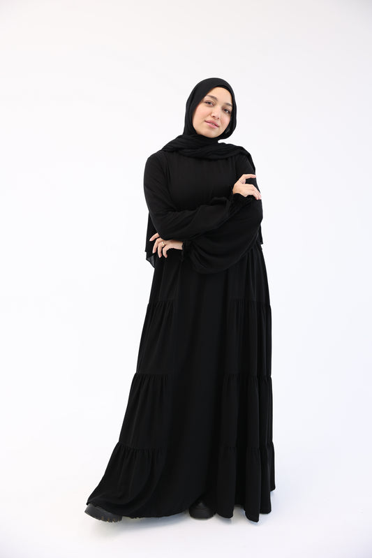 Black Butterfly Abaya