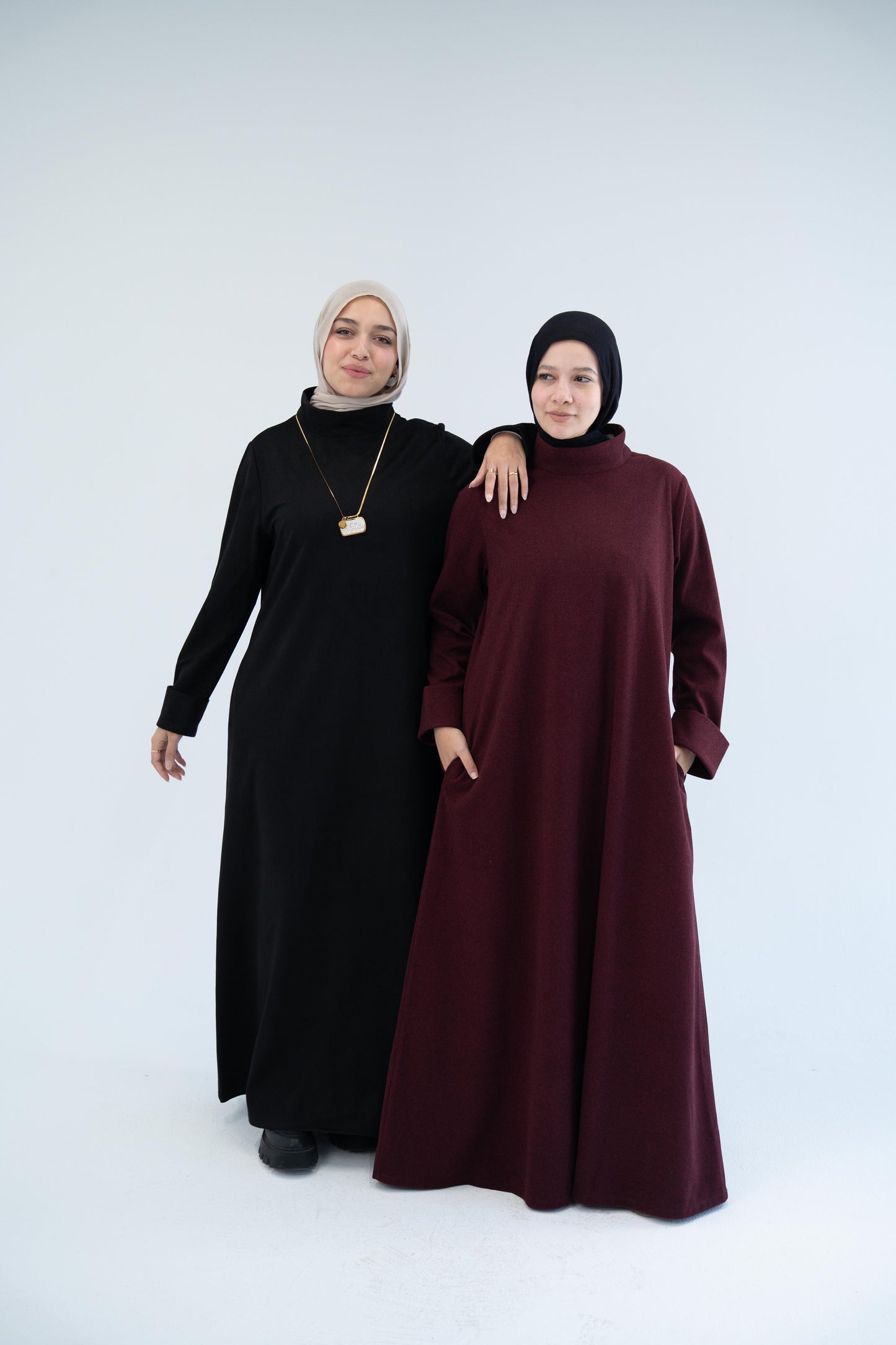 Eclair Dress /Burgundy