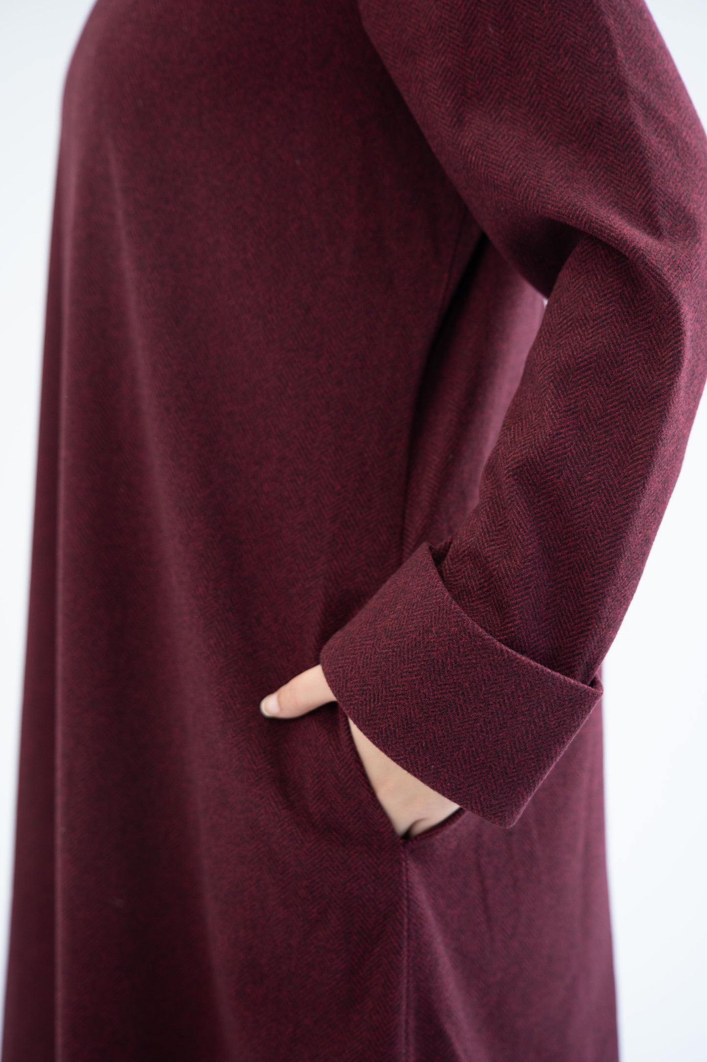 Eclair Dress /Burgundy