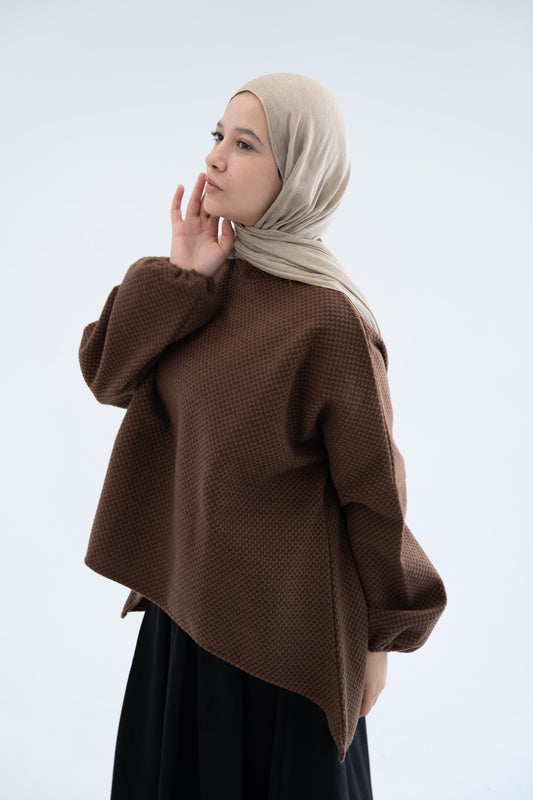 Vienna Blouse / Brown