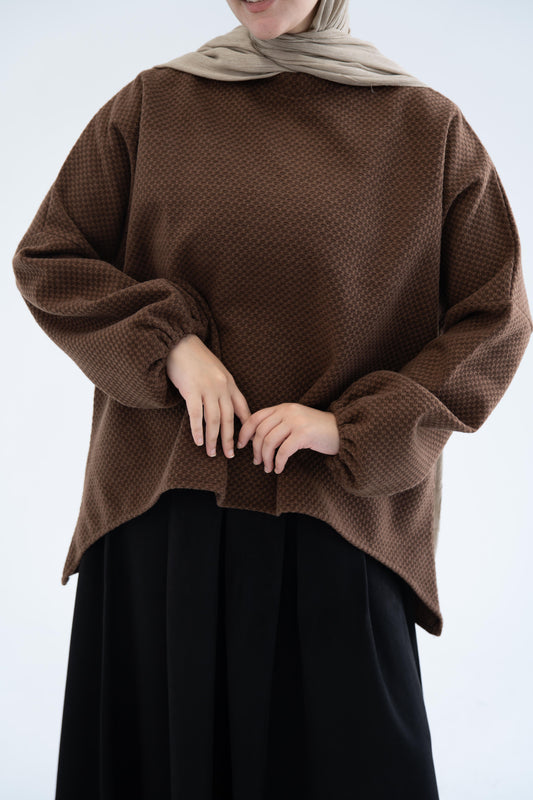 Vienna Blouse / Brown