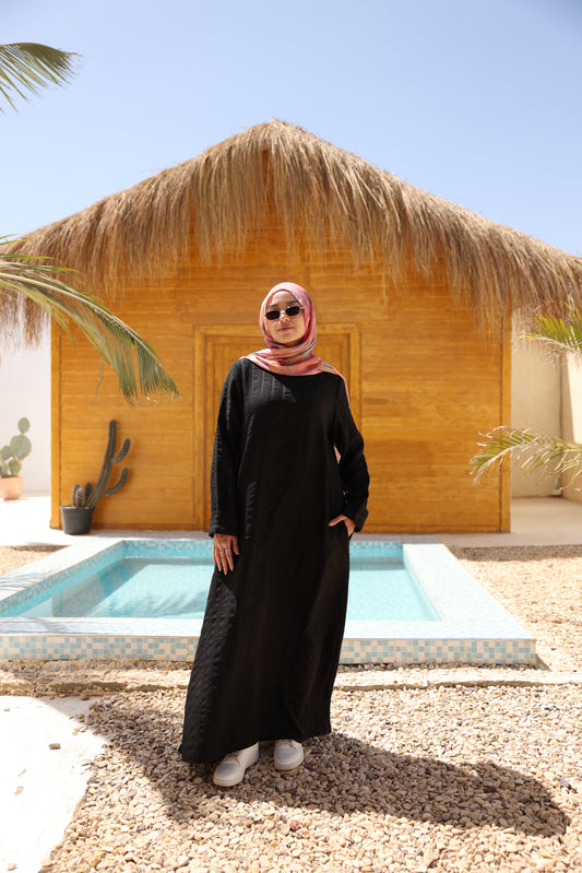 Melting Summer Dress / Black